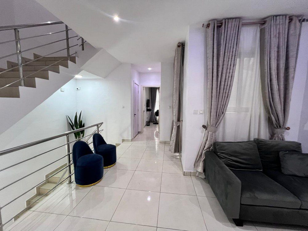 Creeklane Estate 7 Furnished 4-bedroom short let apartment with pool in creeklane estate osapa