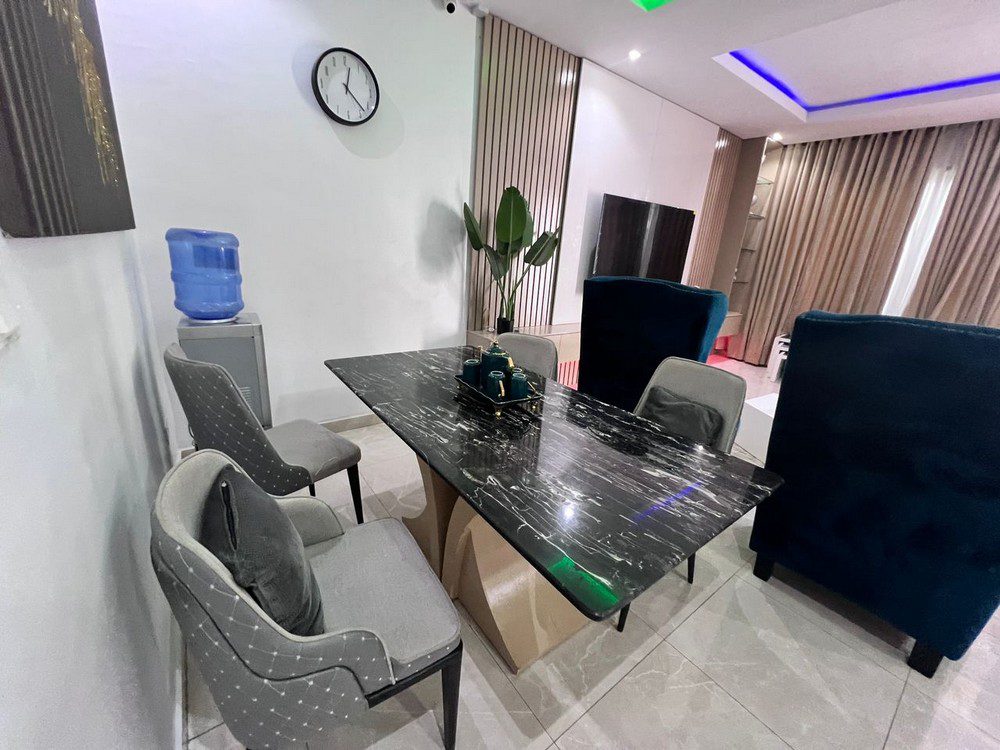Creeklane Estate 11 Furnished 4-bedroom short let apartment with pool in creeklane estate osapa